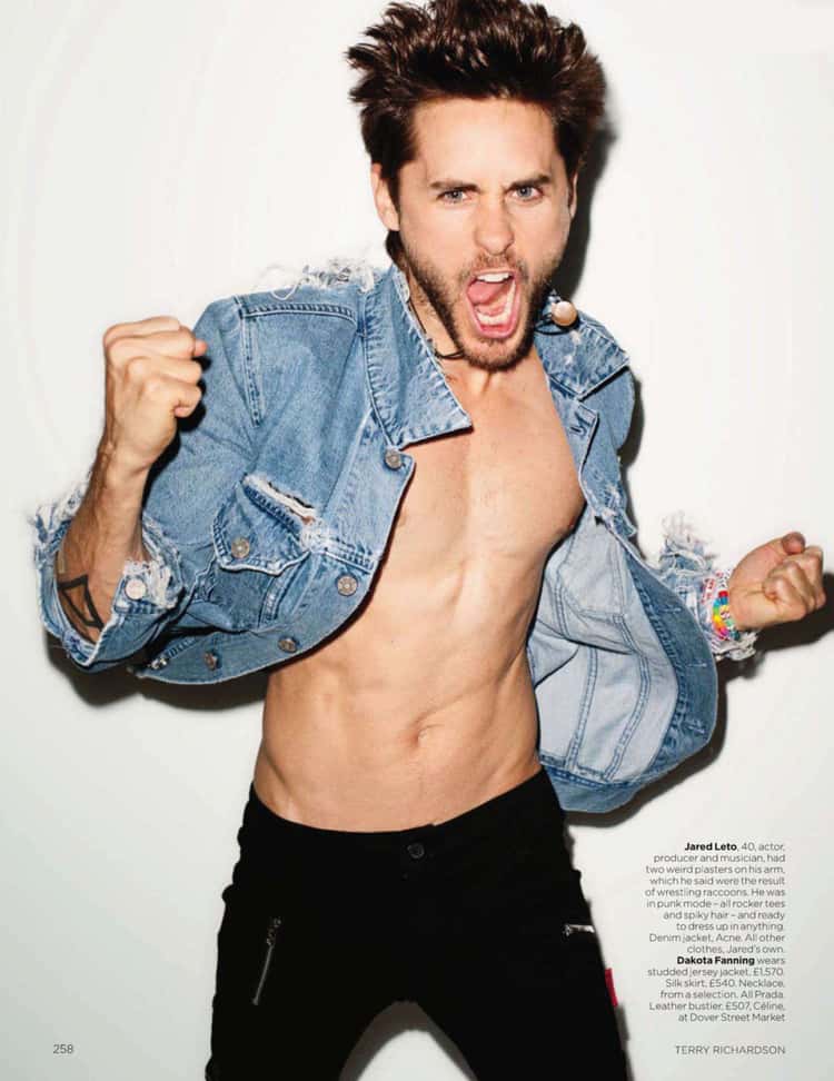 Jared Leto Shirtless